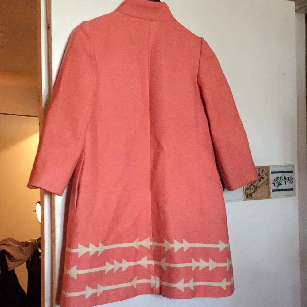 Lauren Moffatt Anthropologie Eastward Dress Coat Vintage Vibes - Picture 8 of 8
